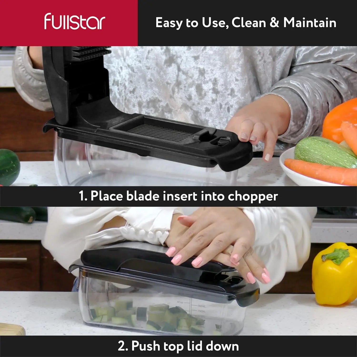 15-in-1 Vegetable Chopper & Food Dicer — Save Time, Reduce Mess, Eat Healthier