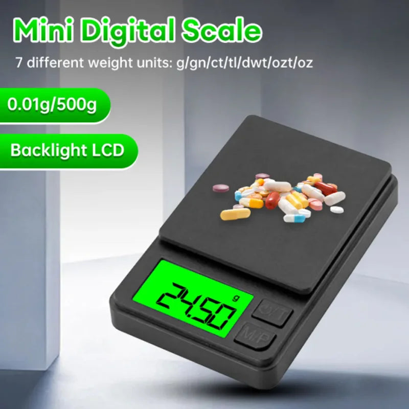 Precision Digital Kitchen Scale — Accurate to 0.1g for Cooking, Baking & Meal Prep
