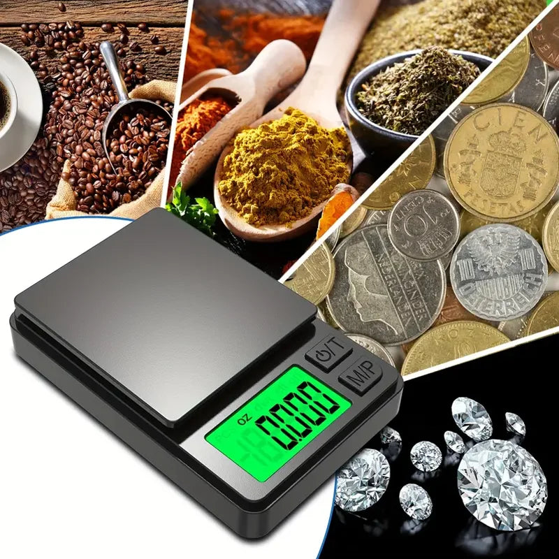 Precision Digital Kitchen Scale — Accurate to 0.1g for Cooking, Baking & Meal Prep