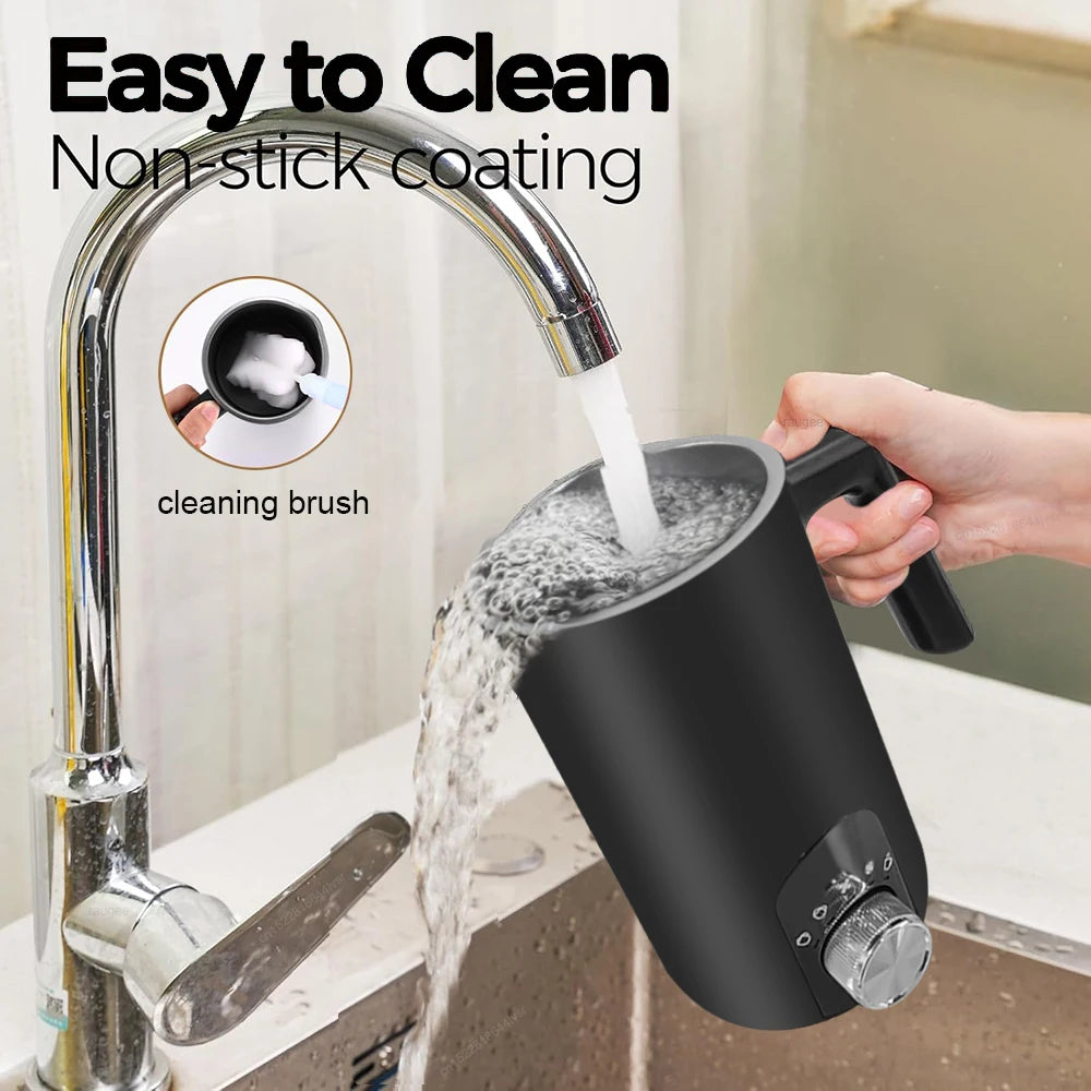 Electric Milk Frother & Foam Maker — Café-Quality Lattes & Cappuccinos at Home