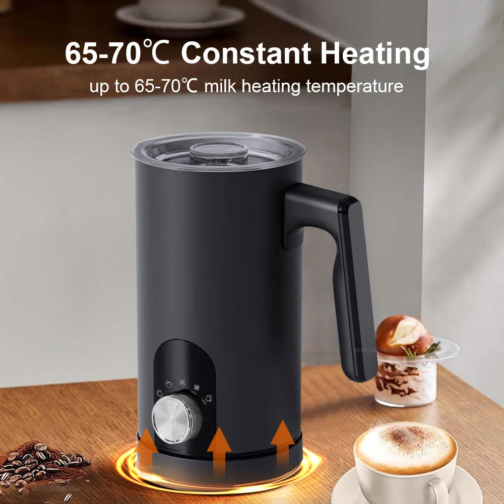 Electric Milk Frother & Foam Maker — Café-Quality Lattes & Cappuccinos at Home