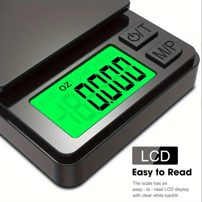 Precision Digital Kitchen Scale — Accurate to 0.1g for Cooking, Baking & Meal Prep