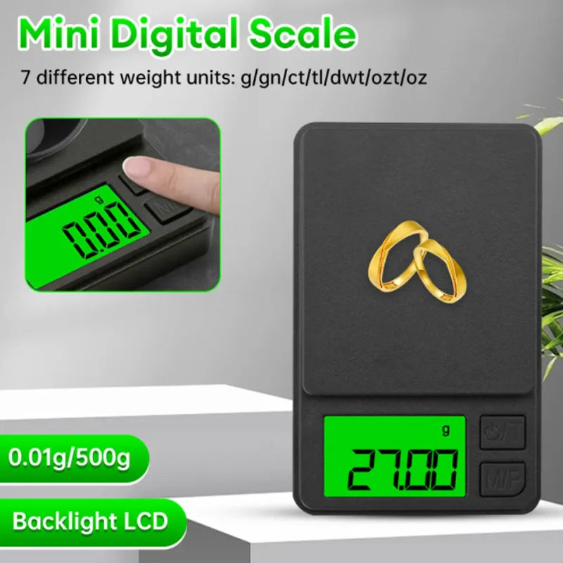 Precision Digital Kitchen Scale — Accurate to 0.1g for Cooking, Baking & Meal Prep