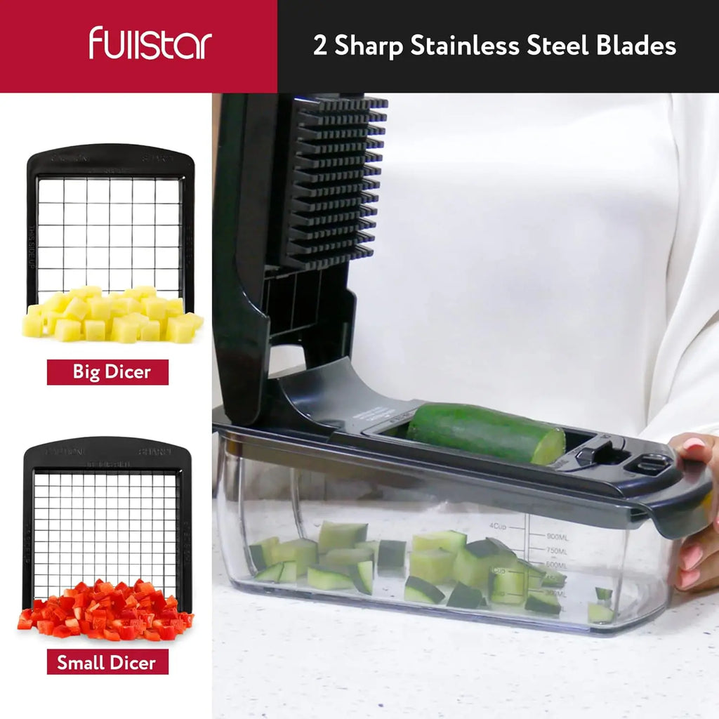 15-in-1 Vegetable Chopper & Food Dicer — Save Time, Reduce Mess, Eat Healthier