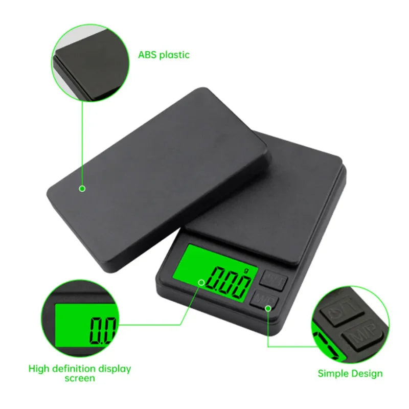 Precision Digital Kitchen Scale — Accurate to 0.1g for Cooking, Baking & Meal Prep
