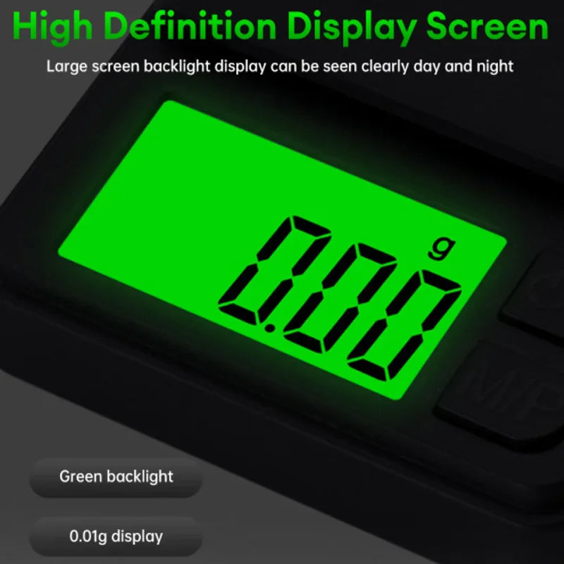 Precision Digital Kitchen Scale — Accurate to 0.1g for Cooking, Baking & Meal Prep