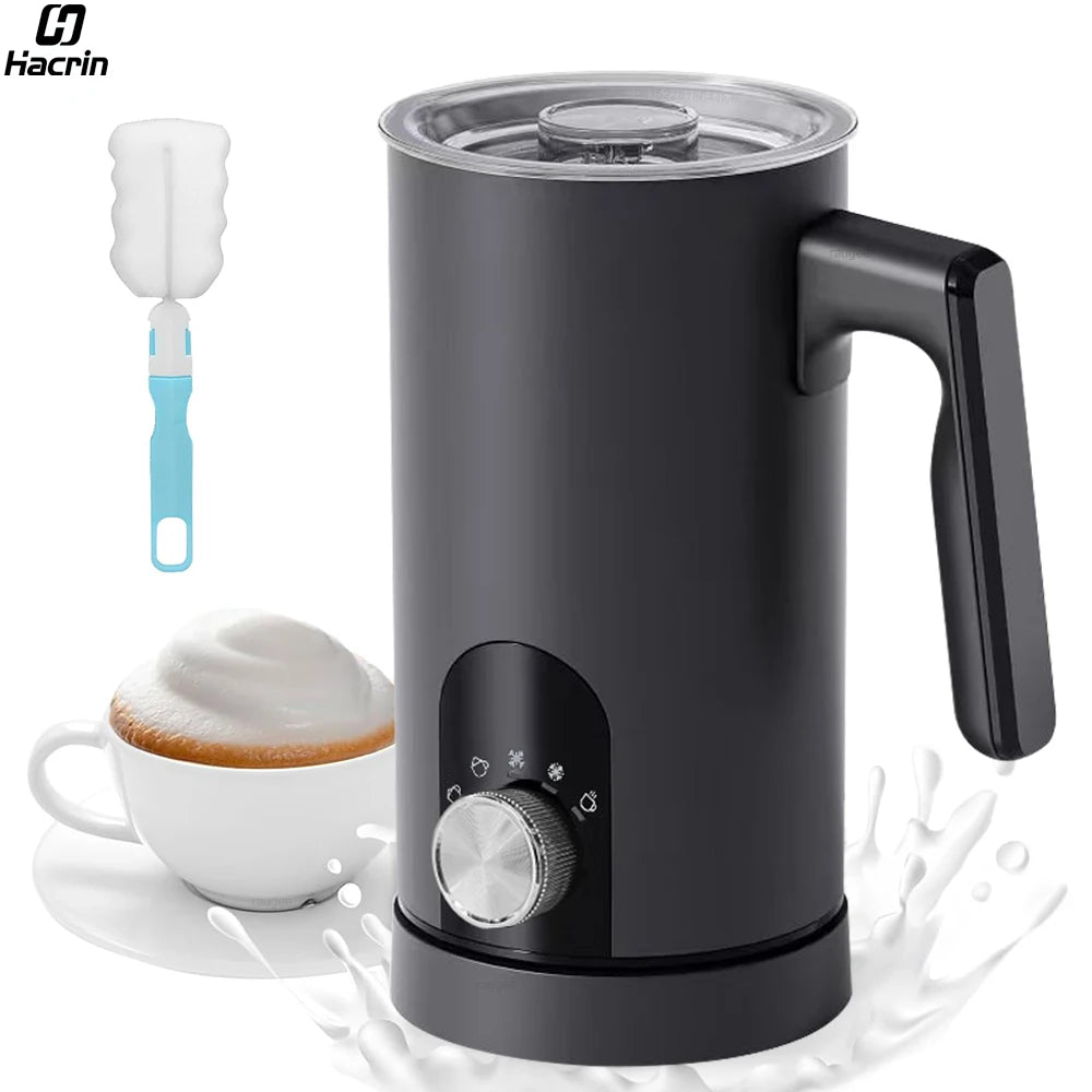 Electric Milk Frother & Foam Maker — Café-Quality Lattes & Cappuccinos at Home