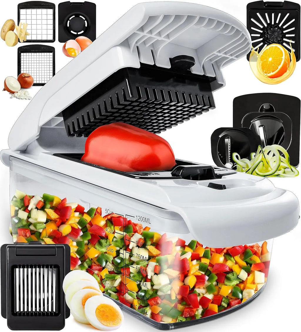 15-in-1 Vegetable Chopper & Food Dicer — Save Time, Reduce Mess, Eat Healthier
