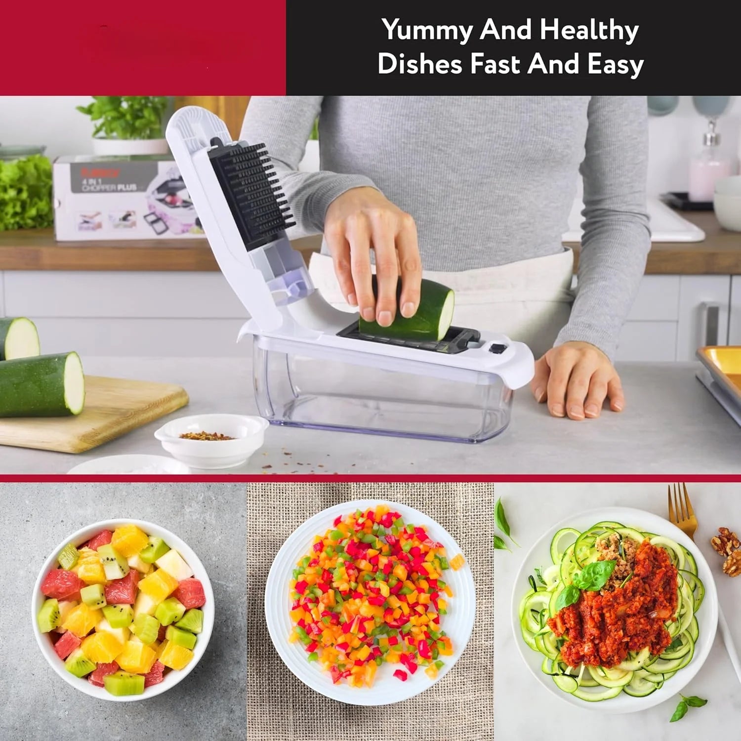 15-in-1 Vegetable Chopper & Food Dicer — Save Time, Reduce Mess, Eat Healthier